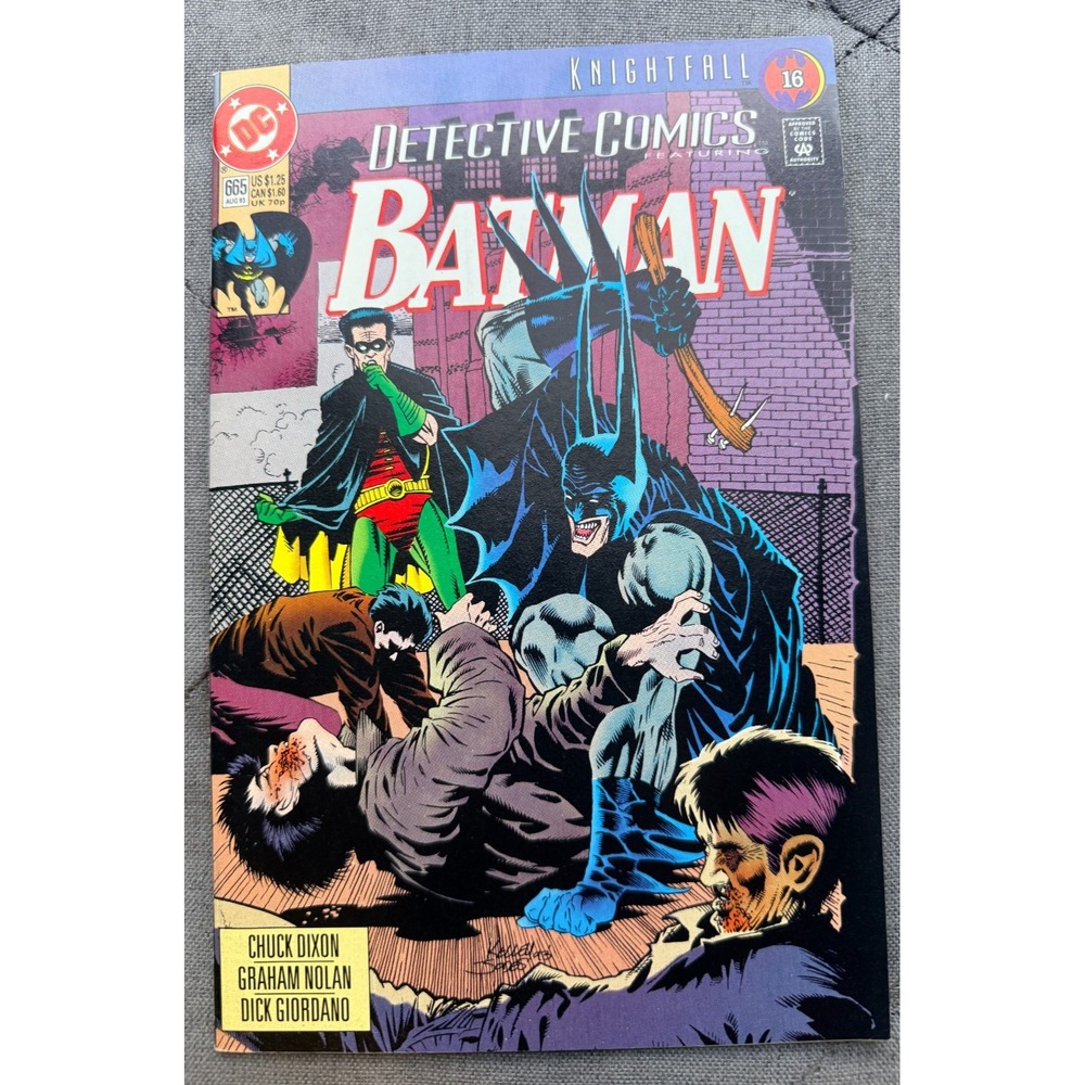 Batman Detective Comics "Knightfall #16" DC Issue #665 (1993)